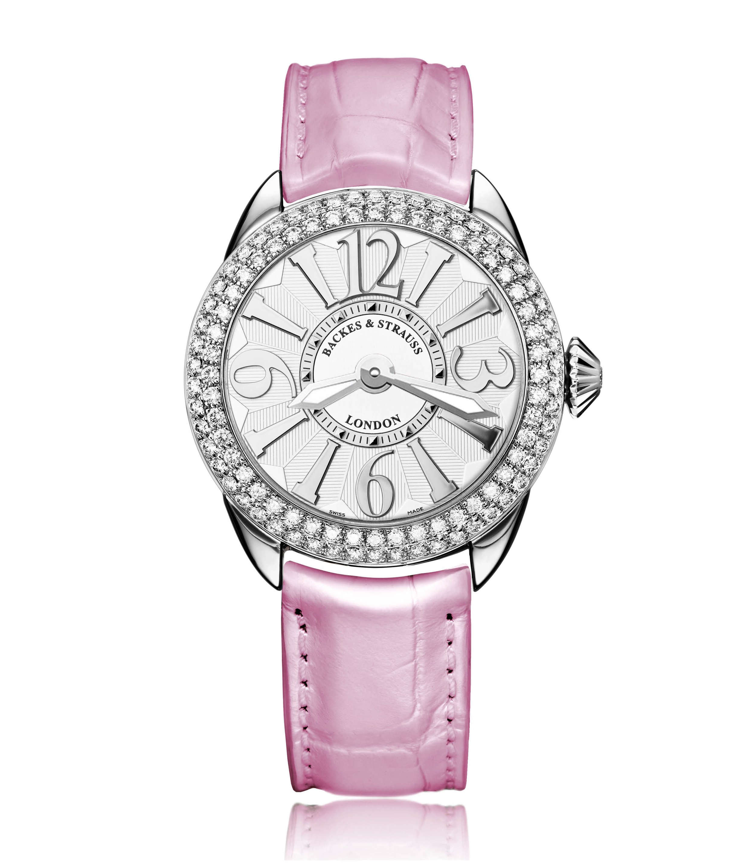 Piccadilly 33 Steel 33 mm Round Stainless Steel Luxury Diamond